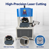 Coupe-tubes laser à fibre pour la découpe de tuyaux en acier inoxydable, aluminium, cuivre, machine de découpe de métaux CNC automatique 3000W
