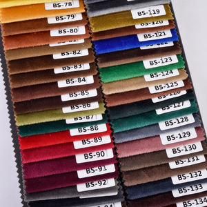 Fabbricazione cinese 100% tessuto per ragazze in poliestere impermeabile <span class=keywords><strong>BabyFace</strong></span> turco lavorato a maglia Holland velluto tinta unita tinto Interlining - Product Image 2