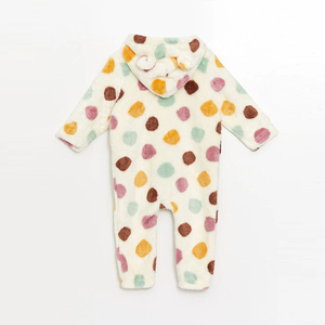 <strong>Baby</strong> Girls' Jumpsuit <strong>Baby</strong> <strong>Fleece</strong> Romper Winter Teddy Bear <strong>Baby</strong> Onesie Newborn <strong>Sleepsuit</strong> Hooded Rompers Warm Infant Sleepwear - Product Image 3