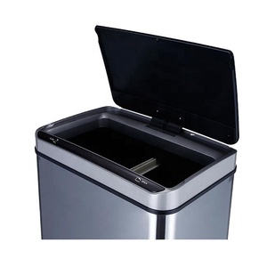 Intelligent Auto Sensor Dustbin Trash Can Dust bin Infrared Induction Waste Garbage Bin 10Gallon Touchless Hotel Kitchen