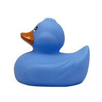 Lot de mini canards de bain jaunes en PVC personnalisables avec logo, jouets couineurs pour baignoire