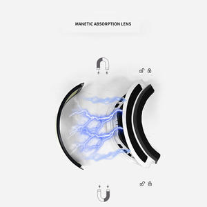 Lunettes de ski personnalisées à double couche anti-buée, électro-plaquées, haute définition, lentilles cylindriques en TPU et PC - Product Image 2