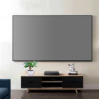 Écran de projection ALR PET Crystal à cadre fixe ultra-fin de 150 pouces T-Prism 16:9 pour projecteur 4K Laser TV à ultra courte focale pour cinéma maison
