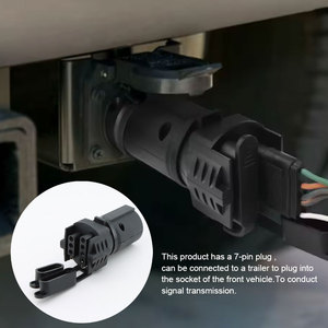 Adaptateur de câblage de <span class=keywords><strong>remorque</strong></span> rond <span class=keywords><strong>7</strong></span> voies vers 4/5 broches plates pour feux de remorquage de camion et de camping-car - Product Image 4