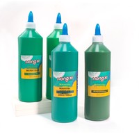 Peinture aquarelle en gros HongXi Culture, grand flacon de 500 ml, boîte de 24 couleurs pour artistes débutants - Peinture éducative DIY