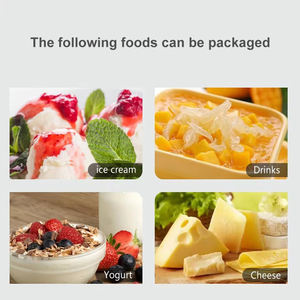 Маленькая чашка, бумажная машина для запечатывания пленки из алюминиевой фольги, машина для запечатывания стаканов мороженого, уплотнитель для снега, эскимо для йогурта и сорбета - Product Image 5