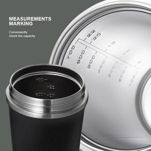 Bouteille de secoueur de protéines avec couvercle de verrouillage Aspirateur à double paroi isolé en acier inoxydable 18oz 20oz 25oz Gym - Product Image 5