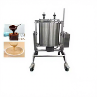 Nouvelle machine à mélanger le chocolat en acier inoxydable, cuve de fusion de cacao, broyeur de chocolat, petite capacité 40-50 kg, usage commercial