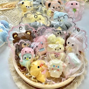 Luckykoo Mini Animali Squishy Giocattoli Antistress Personalizzati Portachiavi Taba Squishy Giocattoli Antistress per <span class=keywords><strong>Bambini</strong></span> - Product Image 5