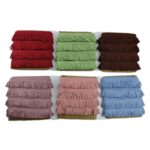 Commercio all'ingrosso 6 centimetri Nappa Cotone Poliestere Bullion Fringe Trim Per Le Tende - Product Image 2