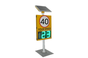 Señal de Advertencia <span class=keywords><strong>LED</strong></span> de Tráfico con Pantalla de Límite de Velocidad para Seguridad Vial en Exteriores, Alimentada por Energía <span class=keywords><strong>Solar</strong></span>, con Radar para Medir la Velocidad - Product Image 2
