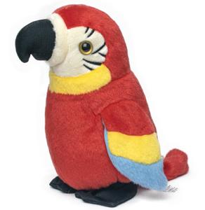 Regalo di compleanno perfetto carino mimetismo rosso pappagallo parlante pappagallo giocattolo elettronico per uccelli giocattolo interattivo per bambini - Product Image 2