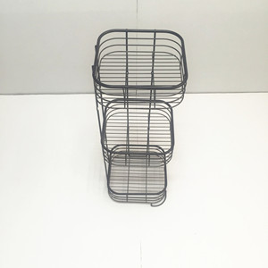 Commercio all'ingrosso OEM bagno <span class=keywords><strong>3</strong></span> Tier forma quadrata Anti-ruggine filo angolo Spa mensola bagno asciugamano mensola per asciugamano - Product Image 6