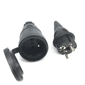 IP44 france waterproof 16a male and female industrial plug and socket wire cable connector
