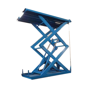 Plateforme élévatrice à ciseaux fixe pour l'entretien automobile, construction en acier massif avec câble de levage, utilisée dans les ateliers de réparation quotidiens - Product Image 3