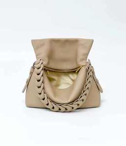 Sac à main en cuir de <span class=keywords><strong>luxe</strong></span> haut de gamme pour femme, collection automne OEM, sac à main à bandoulière zippé, sac à main tendance pour femme, pour les voyages et les fêtes - Product Image 5
