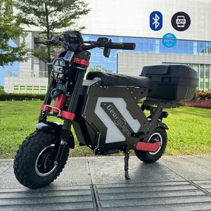 สกู๊ตเตอร์ไฟฟ้าแบบนั่งขับ Molo 5 สำหรับผู้ใหญ่ ขับเคลื่อน 2 ล้อ 52v 5000w 60v 7000w 72v 10000w 15000w เหมาะสำหรับส่งอาหาร - Product Image 2