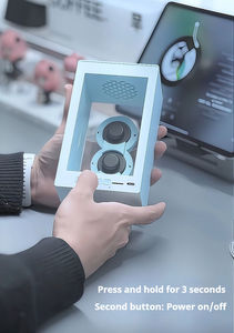 A small transparent <b>speaker</b> with RGB for desktop, home and office decoration and a portable wireless <b>speaker</b> - Product Image 2