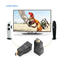 Hdtv Extender 30M Hd 1080P Zender Naar V1.4 Rj45 Cat5e Cat6 Ethernet Lan Ontvanger Hdtv Naar Rj45 Netwerk Extender Ondersteuning 4K