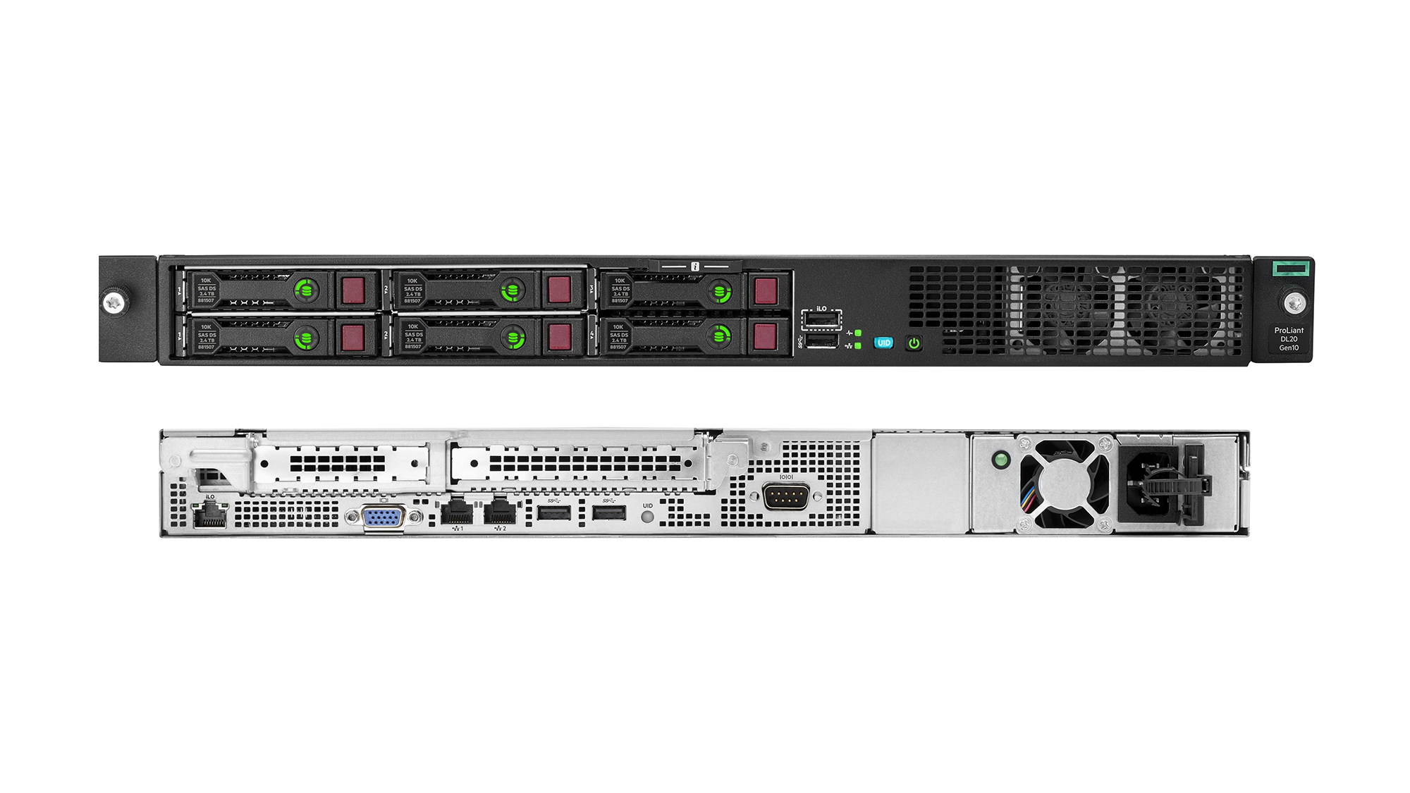 HPE DL20 Gen10 Plus ラックサーバー E-2378 CPU 16GBメモリ P408i-a