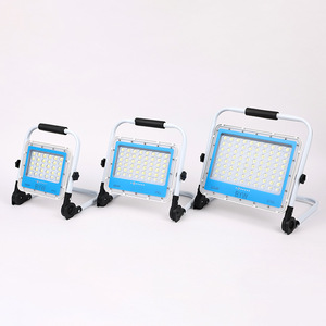Rechargeable Outdoor Emergency Floodlight 50000 Hours Lifespan Portable <b>Lighting</b> For Construction Sites Night Markets Street - Product Image 1