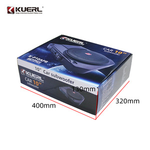 KUERL ซับวูฟเฟอร์ติดรถยนต์ขนาด 10 นิ้ว กำลังขับสูงพิเศษ บางเฉียบ 12V อัพเกรดเสียง - Product Image 1