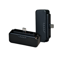 Batterie externe personnalisée avec logo, prix de gros, 2600 mAh, 10 W, entrée/sortie Type-C, affichage LED, prise universelle, chargeur d'urgence, écouteurs