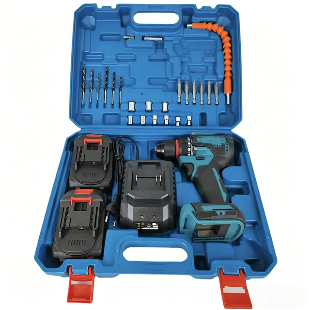 Best-selling Multifunctional 10mm Lithium Cordless Electric Drill Screwdriver Two-Speed Adjustable DIY Household Hand Tool