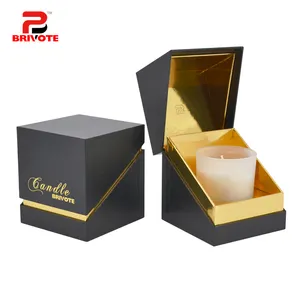 Персонализированные Роскошные пустые Свеча упаковка подарочная картонная коробка изготовленный на заказ ароматическая свеча подарочная коробка