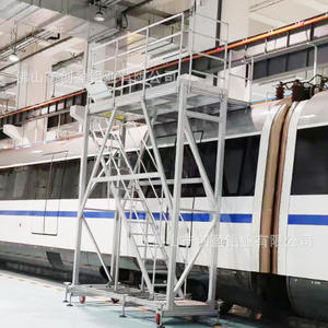 Échafaudages en profilés d'aluminium sur mesure pour les racks d'entretien, les trains à grande vitesse, les viaducs ferroviaires, les grands ateliers de construction - Product Image 5