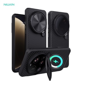 NILLKIN manyetik Aramid Fiber kılıf için Xiaomi 15 Ultra 5G 6.73 "kamera Lens ile Kickstand anti-damla her şey dahil kılıf - Product Image 1
