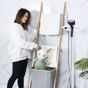 <span class=keywords><strong>Panier</strong></span> de rangement en bambou, sacs pour salle de bain, étagère à <span class=keywords><strong>linge</strong></span> multi-niveaux, pliable, écologique, pour ranger - Product Image 5