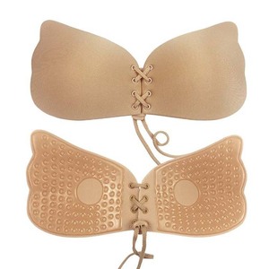 <span class=keywords><strong>Soutien</strong></span>-<span class=keywords><strong>gorge</strong></span> sans bretelles invisible auto-adhésif Pushup Backless Seamless Silicone Bra - Product Image 2