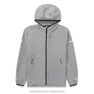 แจ็คเก็ตกันลมแบบ<span class=keywords><strong>2</strong></span> in 1ของผู้ชายเสื้อกันลมมีซิปกระเป๋า100% ผ้าโพลีเอสเตอร์สำหรับเดินป่ากลางแจ้งวิ่งโลโก้ตามสั่ง - Product Image 6