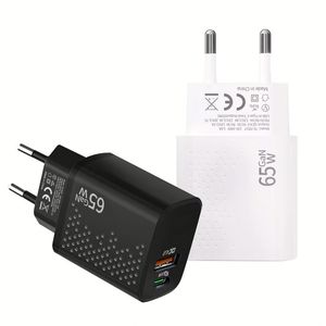 <b>Cheap</b> Price US/EU Plug Quick Charge Type C Charger <b>Box</b> Fast Charging 65W USB Portable Phone Charger for Mobile Phone - Product Image 1