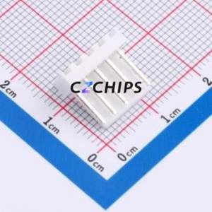 XD-2510-5AW Wire-to-Board Pin Header Bent Lead Through Hole,P=2.54mm Connector 1x5P 2.54mm Right Angle Insert 5P - Product Image 2