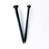 Vis à cloisons sèches Bangna en acier au carbone 3.5/3.9/4.2/4.8mm 15-100mm, haute résistance, filetage grossier, tête trompette, phosphatées noires