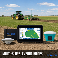 Sistem Perataan Lahan Pertanian Besar yang Hemat Biaya GNSS RTK dengan Presisi Sentimeter, Dilengkapi Tablet Core 10-inci yang Dipasang di Traktor