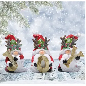 Christmas party Atmosphere Ornaments Handmade resin craft Dwarf Elf Holiday gifts Outdoor interior decorations