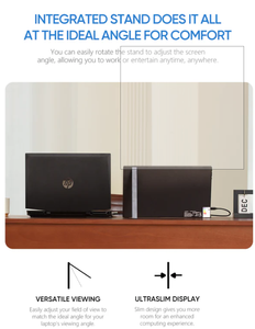 Moniteur portable OLED <span class=keywords><strong>Arzopa</strong></span> A5S 13,3 pouces, compatible avec ordinateur portable, téléphone portable, extension mobile, écran secondaire pour PS4/5 - Product Image 5