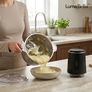LUMABELLA Grosir Penggiling Daging Rumah Tangga 2.0L Pembuat Makanan Bayi Mixer Makanan Elektrik 56015 - Product Image 4