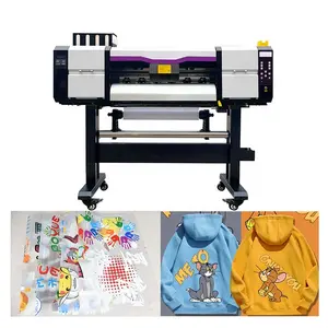 Best A3 dtf printer for t-shirt custom pet film desktop heat transfer glue Powder Shaking Printing Machine CMYK+white