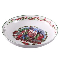 Ensemble d'assiettes en céramique pour le Nouvel An, assiettes de Noël