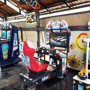 Ticket Handlebar <span class=keywords><strong>3D</strong></span> <span class=keywords><strong>Mega</strong></span> Simulation Ball Player Juegos de carreras y "racing Business Happy Feature Console Arcade Game - Product Image 1