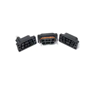 Nieuwe Aankomst Hoogspanning 1500V Accu Connector 300a 200a 150a 100a 60a 4 + 17-Pins Stapelbare Connector Voor Energieopslag