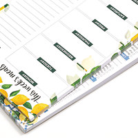 Bloc-notes magnétique pour liste de courses hebdomadaire et quotidienne, avec feuilles détachables et format de liste de contrôle organisé