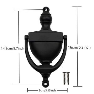 WEKIS Mirilla de puerta negra de 6.2 pulgadas, visor de mirilla moderno de latón y acero para accesorio de manija de puerta de cocina - Product Image 2