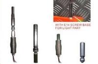 Barres lumineuses d'antenne de camion de drapeau de 2.4m 3m 3.4m LED pour le fouet de sécurité de véhicules miniers