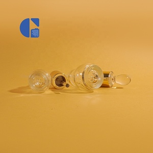 6ml 12ml zucca a forma <span class=keywords><strong>di</strong></span> piccolo <span class=keywords><strong>vetro</strong></span> trasparente profumo bottiglia <span class=keywords><strong>di</strong></span> olio essenziale con gocciolamento Stick dorato tappo a vite - Product Image 6