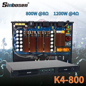 เครื่องขยายเสียงดิจิตอล <span class=keywords><strong>Sinbosen</strong></span> <span class=keywords><strong>K4</strong></span>-<span class=keywords><strong>800</strong></span> ระดับมืออาชีพ 4 แชนแนล คลาส D กำลังขับ 4*<span class=keywords><strong>800</strong></span> วัตต์ สำหรับการแสดงบนเวที - Product Image 1